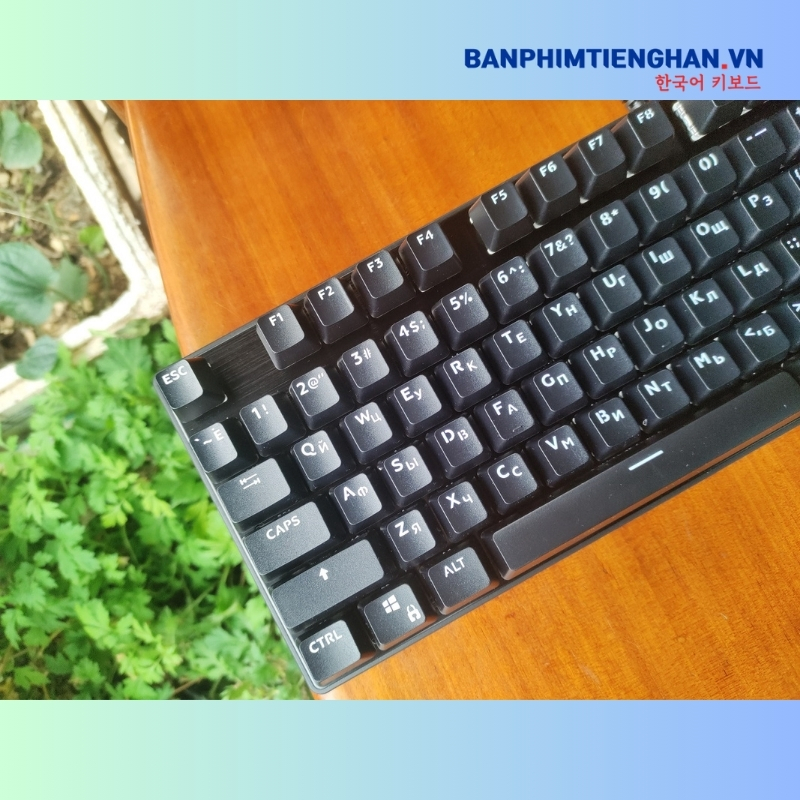 Bàn phím cơ tiếng Nga có dây TCKB-EK312RU Black