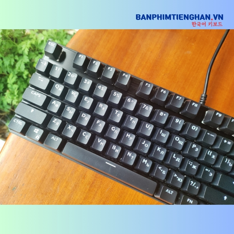 Bàn phím cơ tiếng Nga có dây TCKB-EK312RU Black