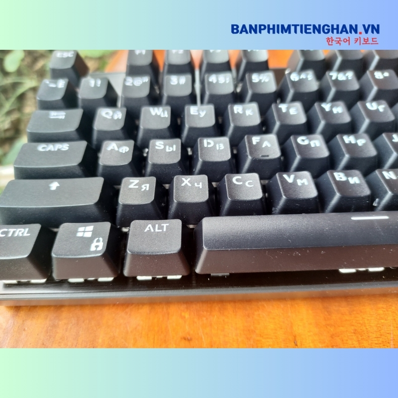 Bàn phím cơ tiếng Nga có dây TCKB-EK312RU Black
