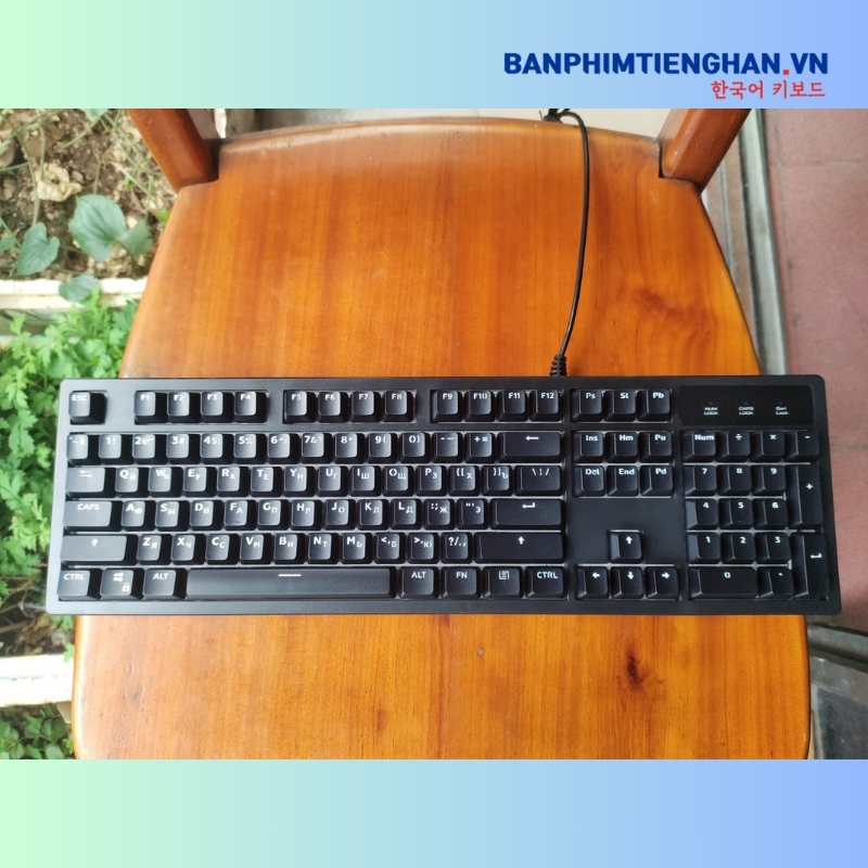Bàn phím cơ tiếng Nga có dây TCKB-EK104RU Black