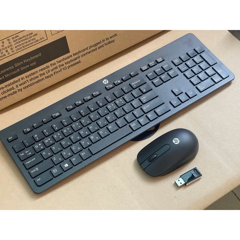 bo-ban-phim-chuot-khong-day-tieng-han-slim-wireless-keyboard