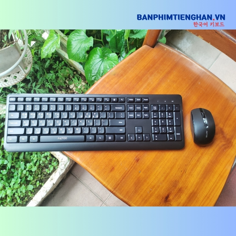 Bộ bàn phím chuột không dây tiếng Hàn C20 Air
