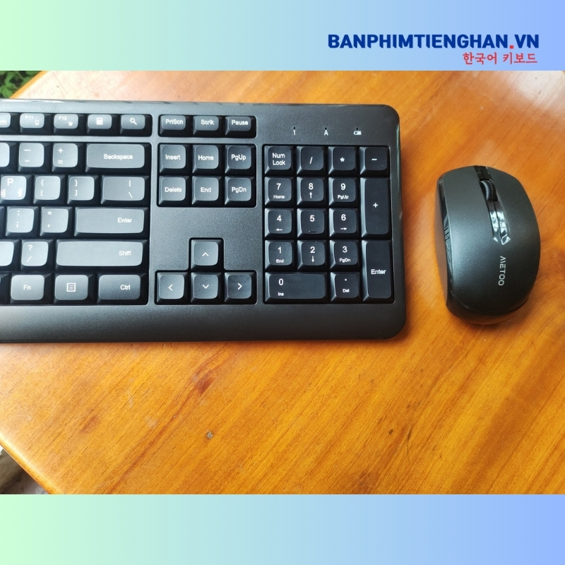 Bộ bàn phím chuột không dây tiếng Hàn C20 Air
