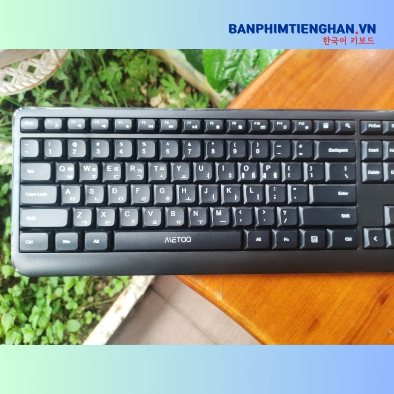 Bộ bàn phím chuột không dây tiếng Hàn C20 Air