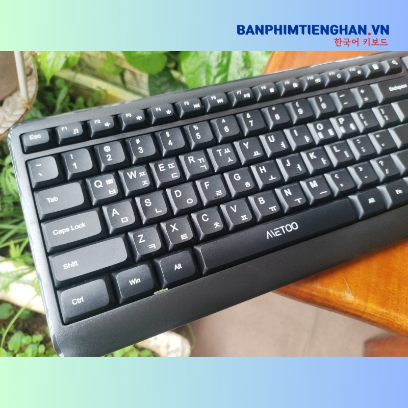 Bộ bàn phím chuột không dây tiếng Hàn C20 Air