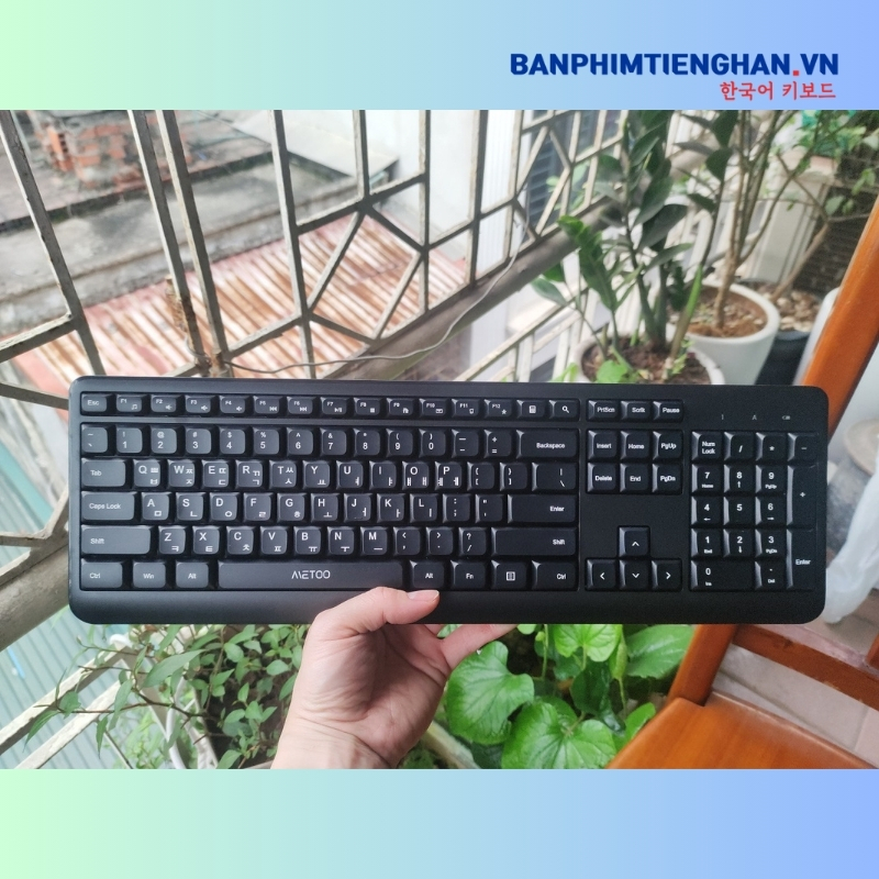 Bộ bàn phím chuột không dây tiếng Hàn C20 Air