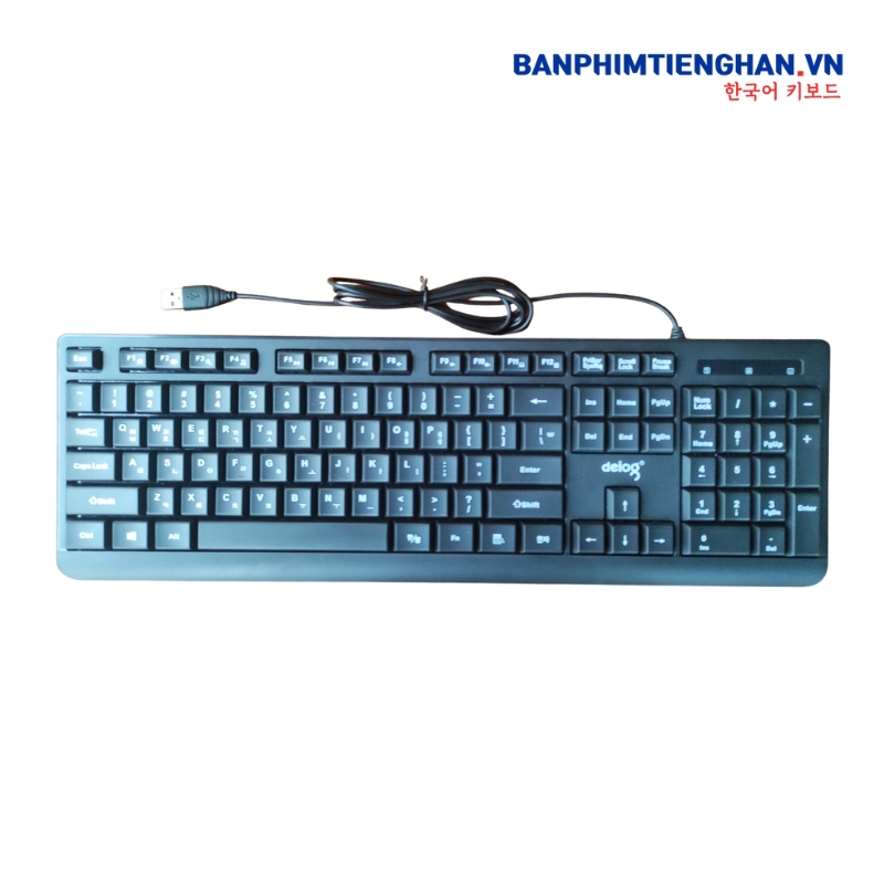 Bàn phím tiếng Hàn có dây TCKB Deiog 803S