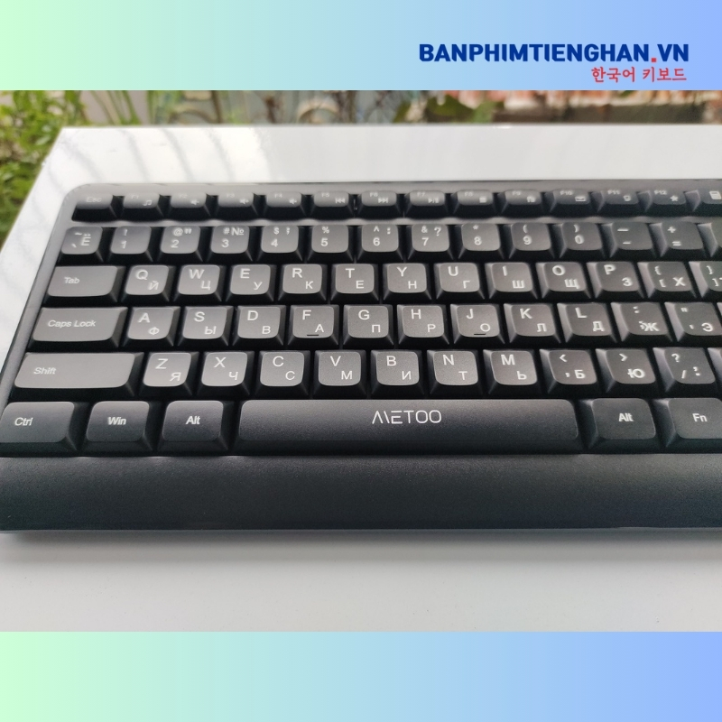 Bộ bàn phím chuột tiếng Nga không dây Metoo C20 Air