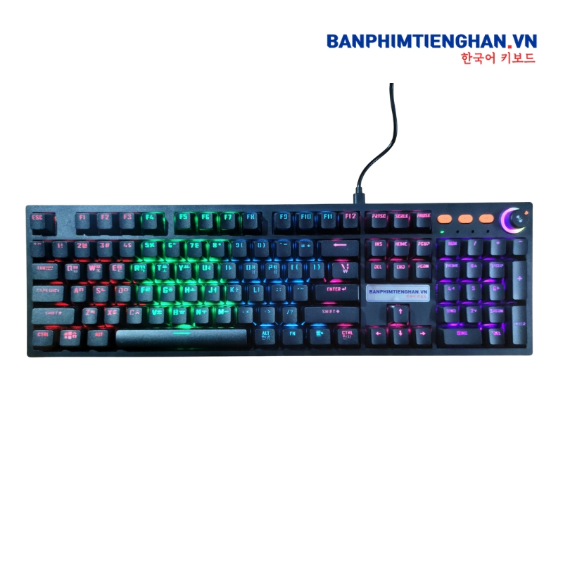 Bàn phím cơ tiếng Hàn có dây TCKB-EK3104K Black