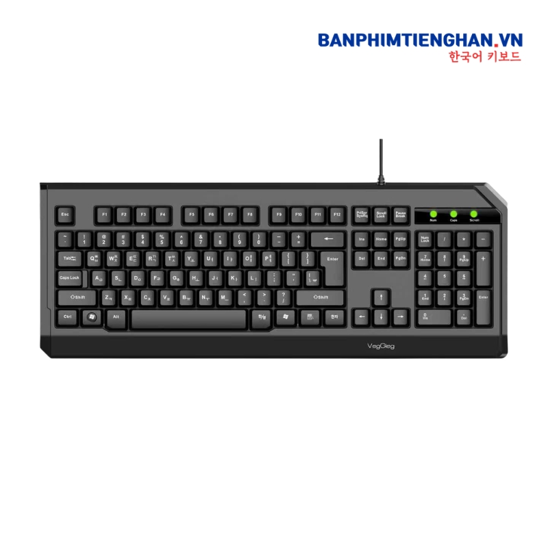 Bàn phím tiếng Hàn có dây TCKB Veggieg K630