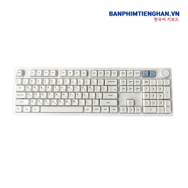 Bàn phím cơ tiếng Hàn không dây TCKB EK106 Pro White