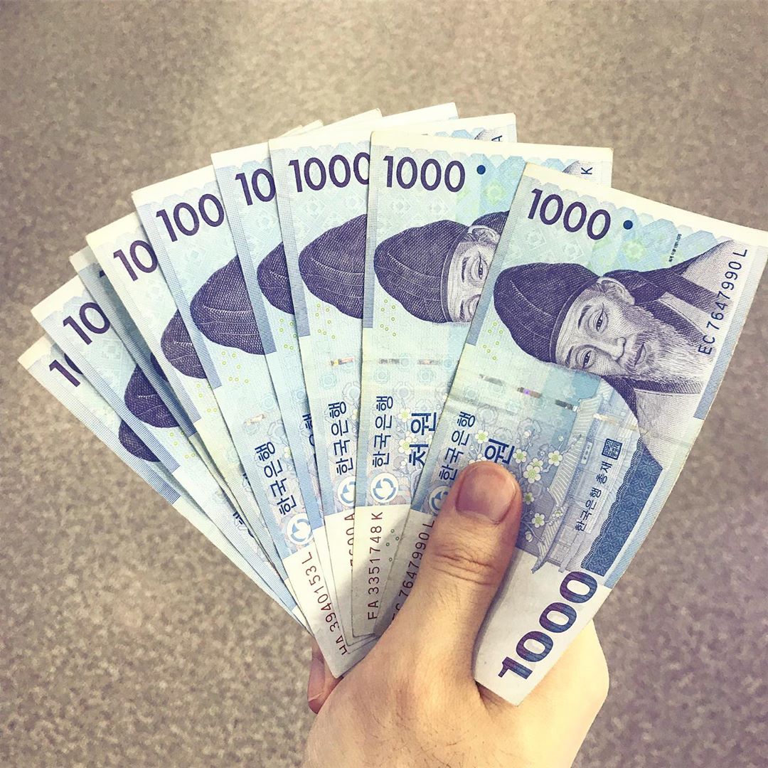 Đổi tiền Won Hàn Quốc